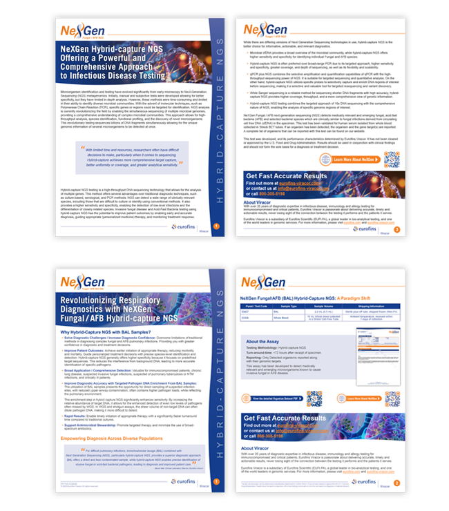 NeXGen Hybrid-capture NGS Fungal / AFB Brochure