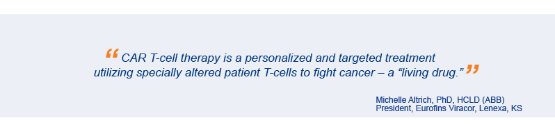 Michelle Altrich quote for CAR T-cell therapy